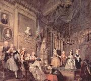 William Hogarth Theaterauffuhrung der Kinder im Hause des John Conduit painting